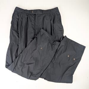 DryJoys by FootJoy Men's XL Black Golf Wind Rain Pants